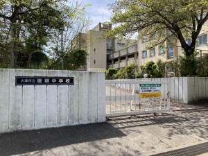 周辺 大津市立唐崎中学校