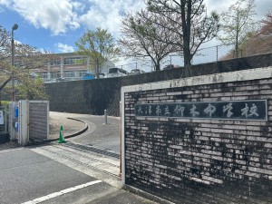 周辺 大津市立仰木中学校