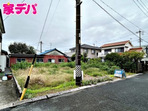外観 敷地面積約64坪の整形地!間口も広く多様な設計プランに対応できます。