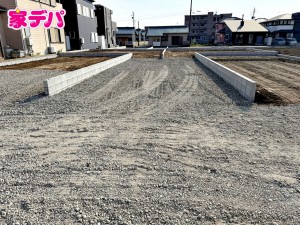 外観 建築予定地です。ご見学希望のお客様につきましては同型同仕様の物件にご案内いたします