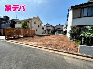 外観 【南側】南北の二方道路で、採光や通風を取り入れやすい敷地形状です
