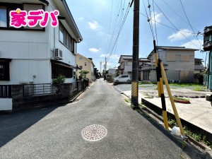 外観 【北側】前面道路:約4m幅