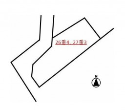 間取 1区画 ※図面と現況に相違ある場合には現況優先とします。