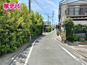 外観 前面道路:北西側約3.6~5.4m幅