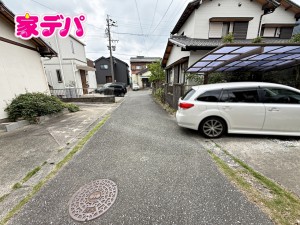 外観 前面道路:西側約4m幅(位置指定道路)