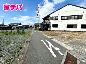外観 前面道路:東側約2.9m幅