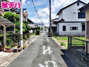 外観 前面道路:北側約4m幅