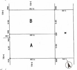 間取 A区画 ※図面と現況に相違ある場合には現況優先とします。