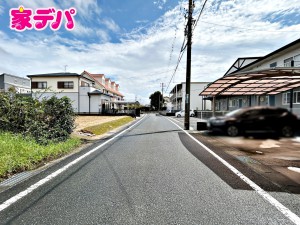 外観 前面道路:南側6m幅公道