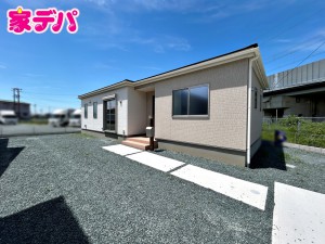 外観 完成しました!現地や周辺環境も一緒にご確認いただけます。現地ご案内いたします。お気軽にお問合せください。