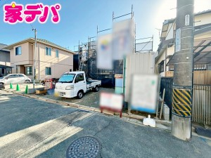 外観 【1号棟】上棟しました! ・長期優良住宅 ・平屋建て ・ZEH水準 ・3LDK ・LDK16帖 ・全居室収納完備 ・ファミリークローゼット ・パントリー ・シューズクローク ・ランドリースペース