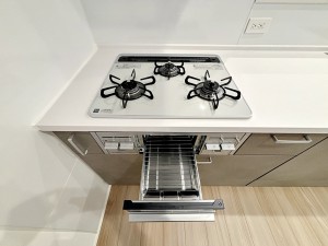 その他画像 三口コンロでお料理のスピードアップ!