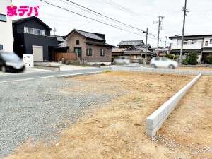 外観 建築予定地です。ご見学希望のお客様につきましては同型同仕様の物件にご案内いたします