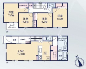 間取 4LDK※図面と現況に相違ある場合には現況優先とします。
