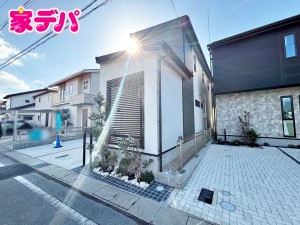 外観 完成しました!現地ご案内いたします。地域に密着した不動産販売でお客様のニーズに、経験豊富なスタッフが柔軟に対応させていただきます。