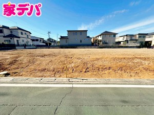 外観 建築予定地です。ご見学希望のお客様につきましては同型同仕様の物件にご案内いたします
