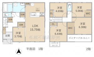 間取 5LDK※図面と現況に相違ある場合には現況優先とします。