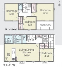 間取 4LDK※図面と現況に相違ある場合には現況優先とします。