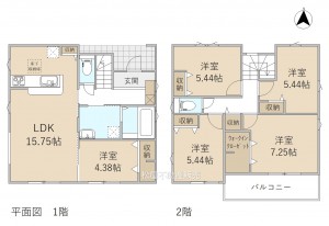 間取 5LDK※図面と現況に相違ある場合には現況優先とします。