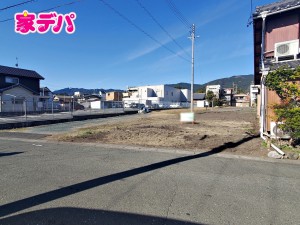 外観 建築予定地です。ご見学希望のお客様につきましては同型同仕様の物件にご案内いたします