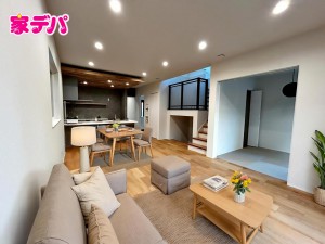 居間 【リビング18.5帖】 ※掲載の家具・小物はCGによるイメージです。実際の販売価格には含まれておりません。