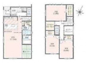 間取 3LDK+タタミコーナー※図面と現況に相違ある場合には現況優先とします。