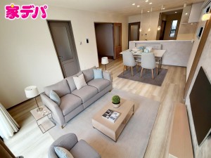 居間 【リビング19帖】 ※掲載の家具・小物はCGによるイメージです。実際の販売価格には含まれておりません。