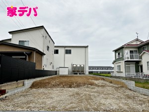 外観 建築予定地です。ご見学希望のお客様につきましては同型同仕様の物件にご案内いたします