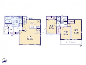 間取 3LDK※図面と現況に相違ある場合には現況優先とします。