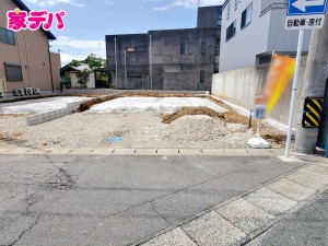 外観 建築予定地です。ご見学希望のお客様につきましては同型同仕様の物件にご案内いたします