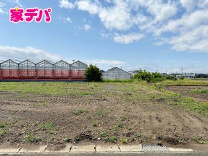 外観 建築予定地です。ご見学希望のお客様につきましては同型同仕様の物件にご案内いたします
