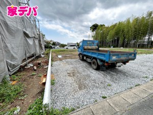 外観 建築予定地です。ご見学希望のお客様につきましては同型同仕様の物件にご案内いたします