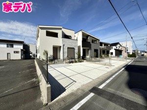 外観 完成しました!現地や周辺環境も一緒にご確認いただけます。お気軽にお問合せください。