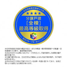 その他画像 「住宅性能表示制度」は品質の証。国土交通省に認定された第三者機関の厳正な審査を受け、設計性能評価、建設性能評価の両方を取得しています。