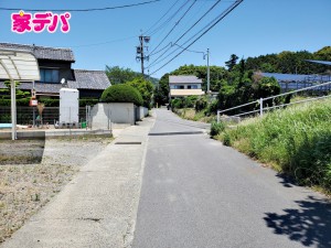 外観 前面道路:東側約4.3m幅