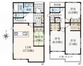 間取 4LDK※図面と現況に相違ある場合には現況優先とします。
