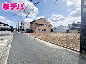 外観 建築予定地です。ご見学希望のお客様につきましては同型同仕様の物件にご案内いたします