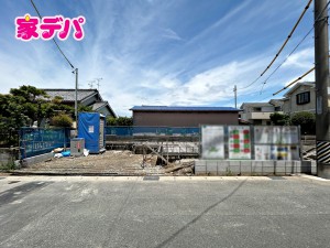 外観 建築予定地です。ご見学希望のお客様につきましては同型同仕様の物件にご案内いたします