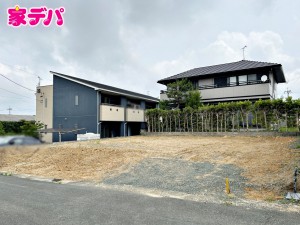 外観 建築予定地です。ご見学希望のお客様につきましては同型同仕様の物件にご案内いたします