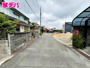 外観 前面道路:南西側約5m幅(位置指定道路)