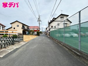 外観 前面道路が5.5mと広いので運転が苦手な方にも安心です