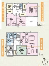 間取 4SLDK※図面と現況に相違ある場合には現況優先とします。