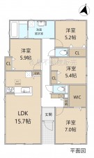 間取 4LDK※図面と現況に相違ある場合には現況優先とします。