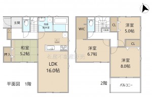 間取 4LDK※図面と現況に相違ある場合には現況優先とします。