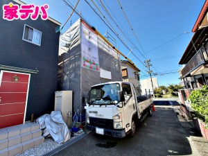 外観 【新築分譲全1棟】ご成約キャンペーン実施中。詳細はスタッフまでお問合せ下さい!間取りや設備等の詳細など、お気軽にお問合せ・ご相談ください。お客様の住まい探しを丁寧にお手伝いいたします。
