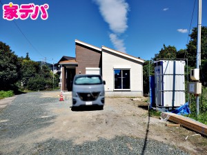外観 足場外れました。現地ご案内いたします。資料のご請求も迅速に対応させていただきます。住宅ローンのご相談もお気軽にお問い合わせください。
