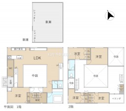 間取 5LDK ※図面と現況に相違ある場合には現況優先とします。
