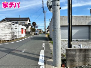 外観 前面道路:北東側約6m幅