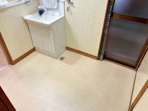 その他画像 洗濯機を置いても広々スペースを確保!ご家族でのご入浴の際もストレスなくお使いいただけます!