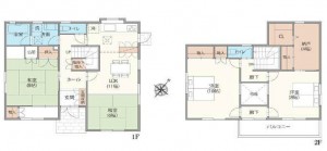 間取 3SLDK+タタミコーナー ※図面と現況に相違ある場合には現況優先とします。